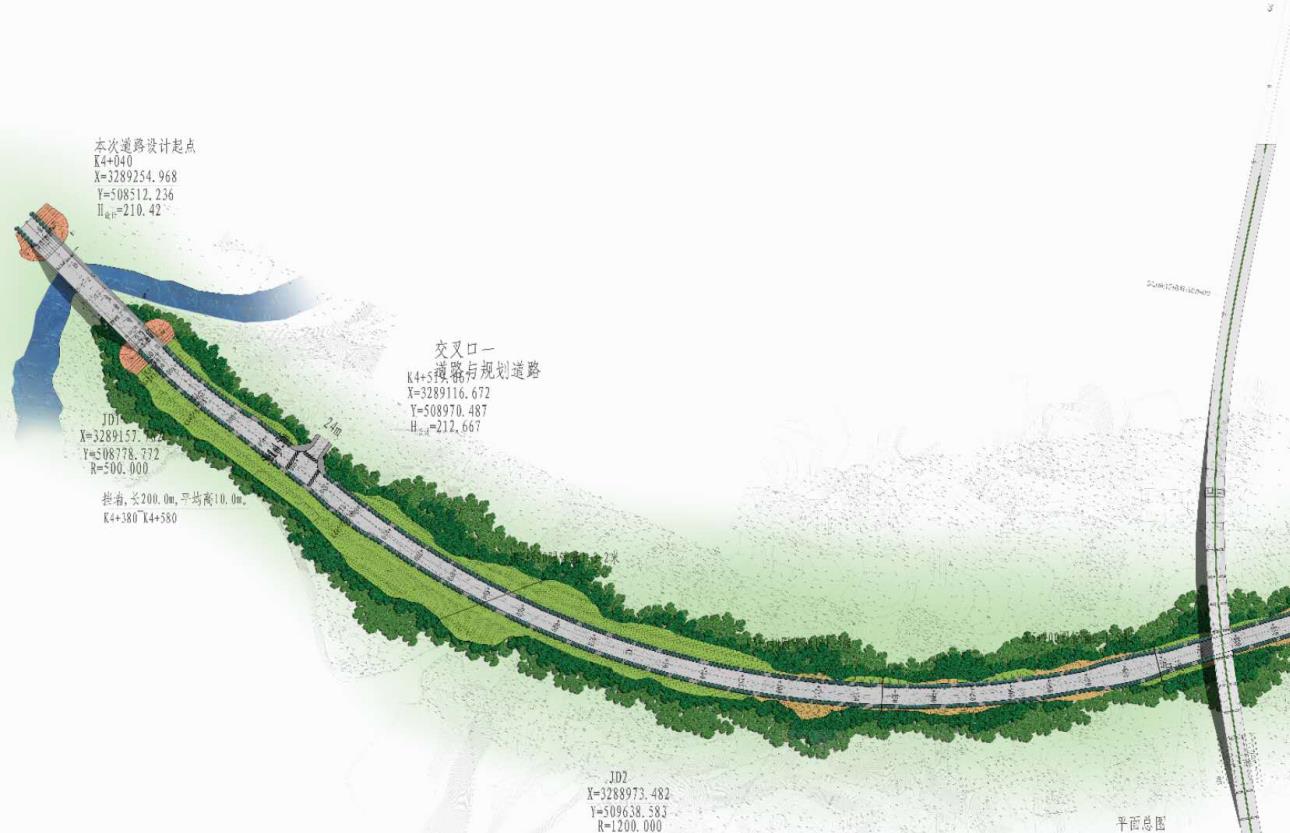 涞滩河至龙井湾道路工程（已竣工）
