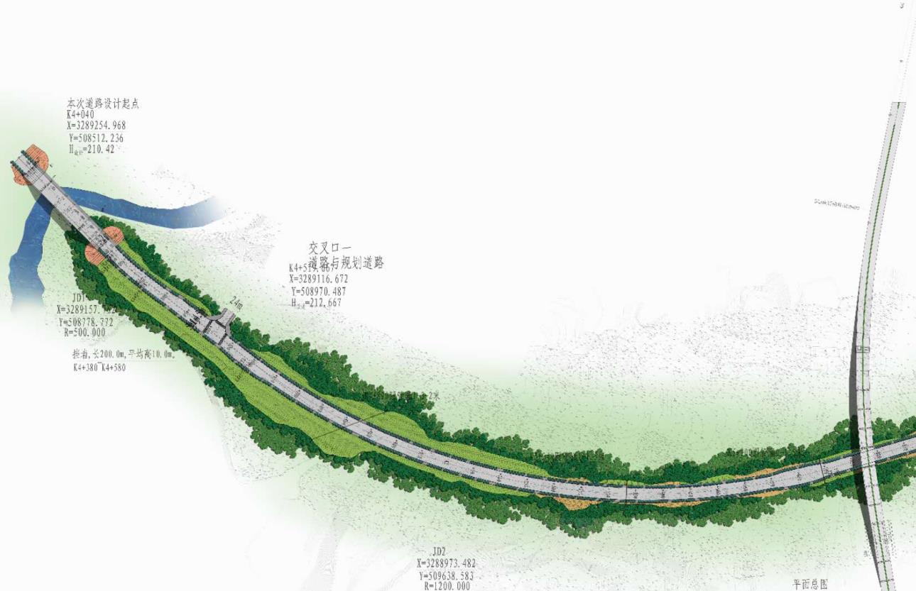 涞滩河至龙井湾道路工程（在建中）